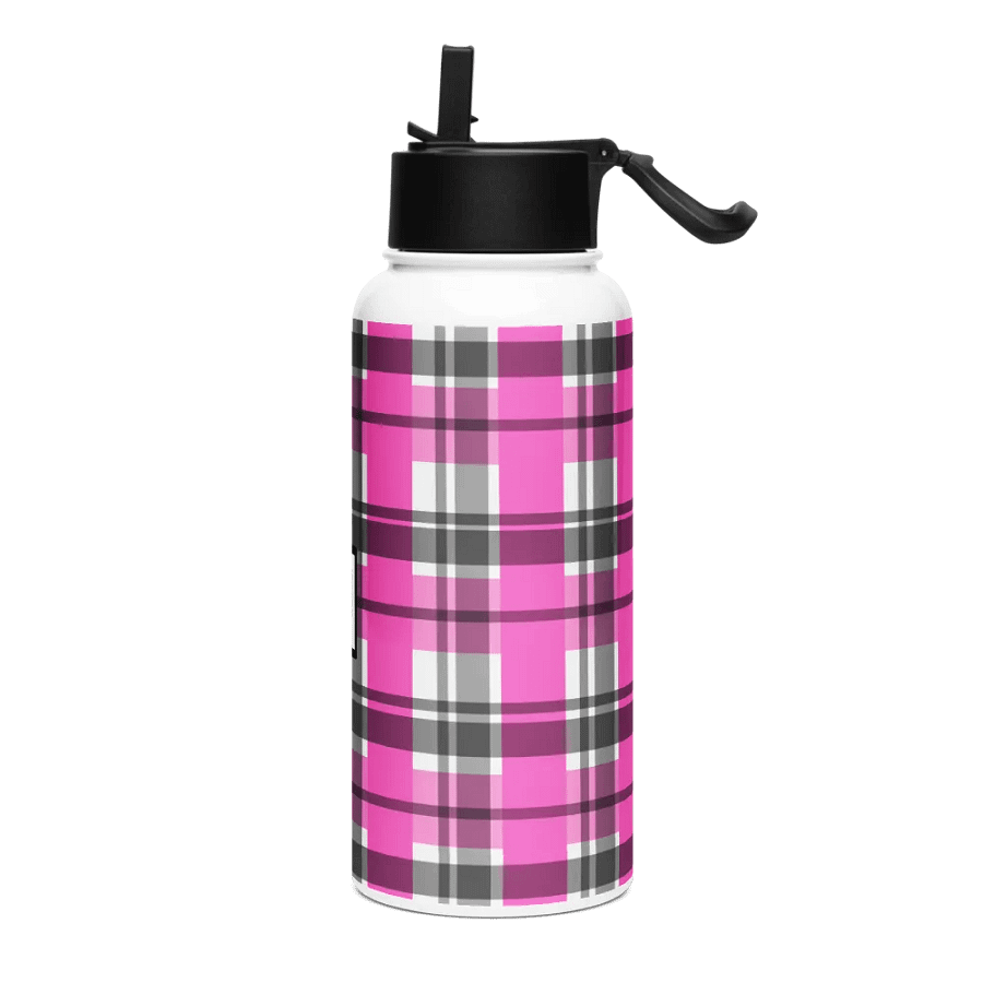 8T Sips Founders Plaid Stainless Steel Water Bottle product image (3)