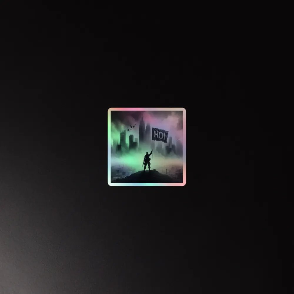 HDI Hill Flag - Holographic Sticker product image (2)