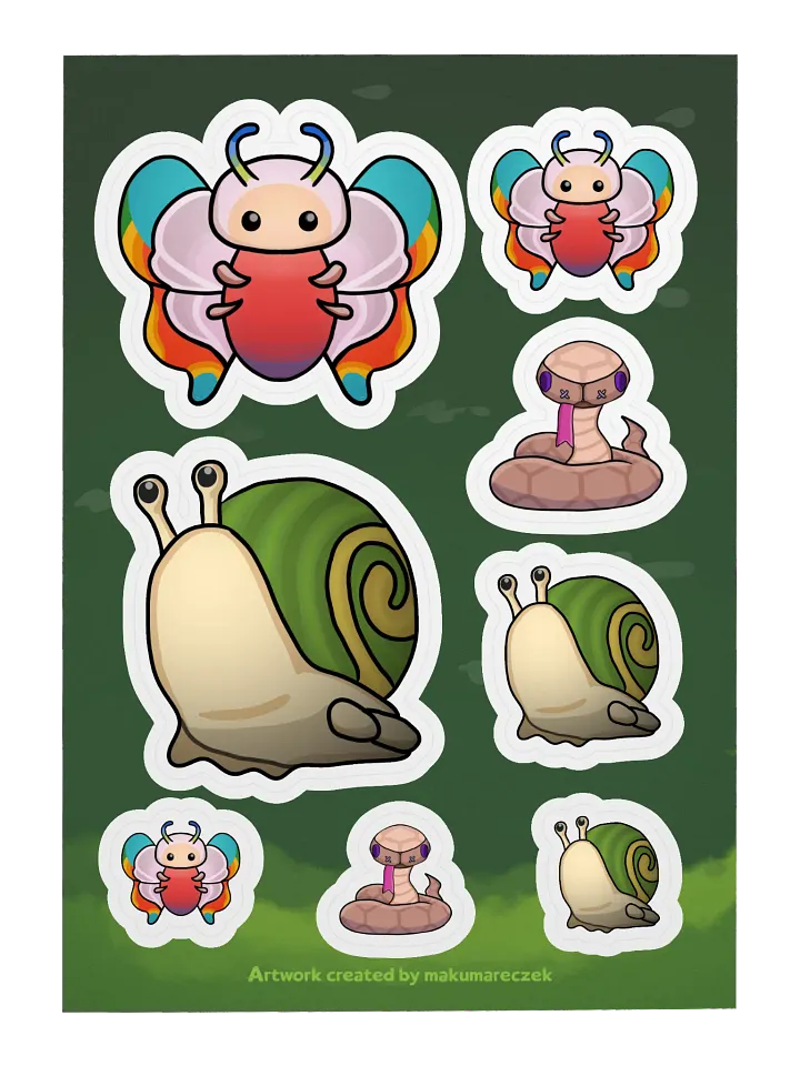 Palia Plushies Set - Kiss Cut Sticker Sheet product image (1)