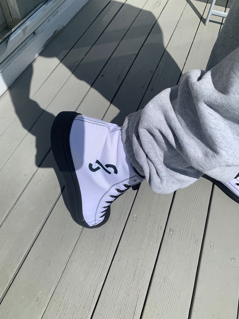 CLAUDY BEATS MIDNIGHT BLACK HIGH TOPS