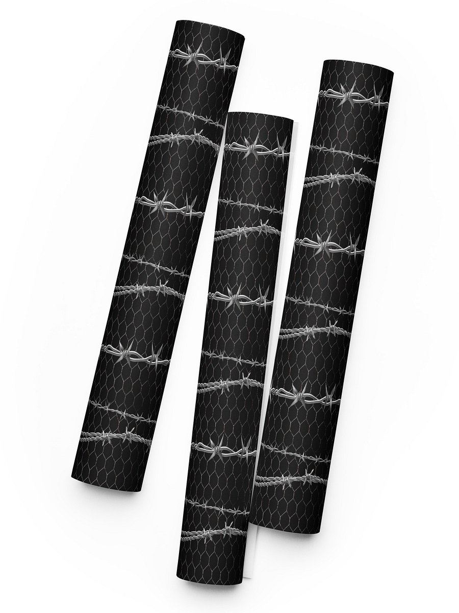 Barbed and Chicken Wire Wrapping Paper Sheets product image (1)