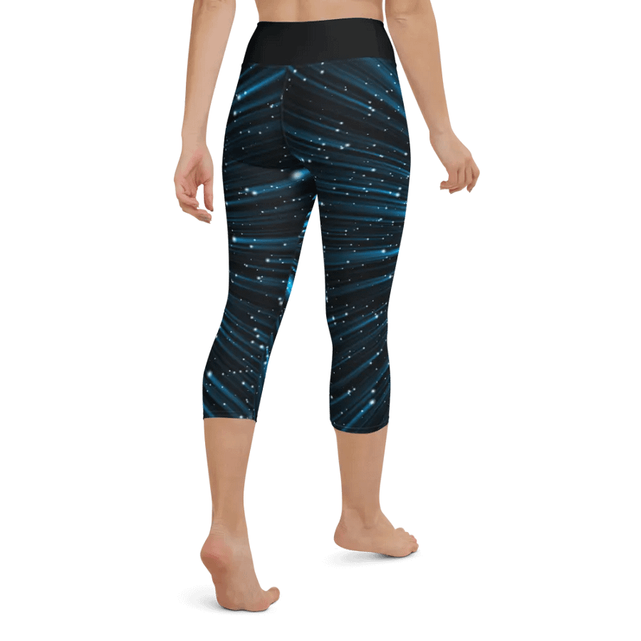 Hyperspace Journey Yoga Capri Leggings product image (4)