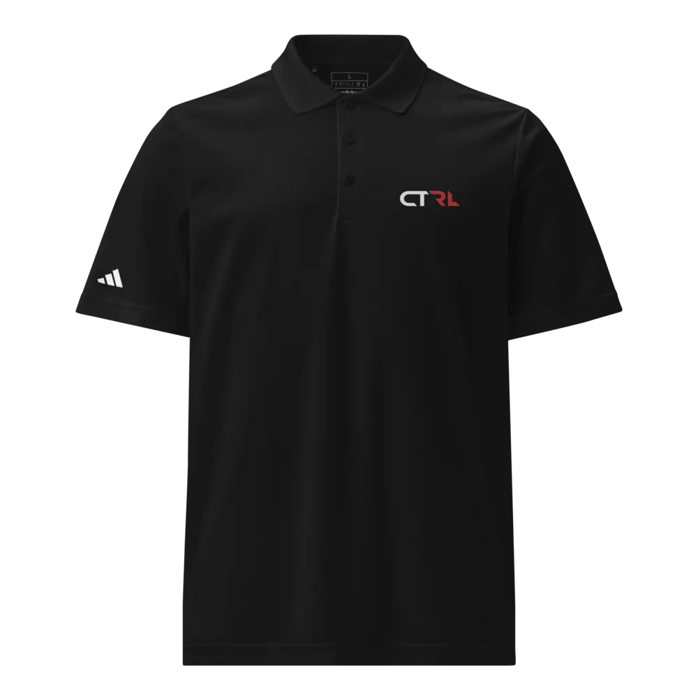 CTRL Adidas Polo Shirt (white logo) product image (1)