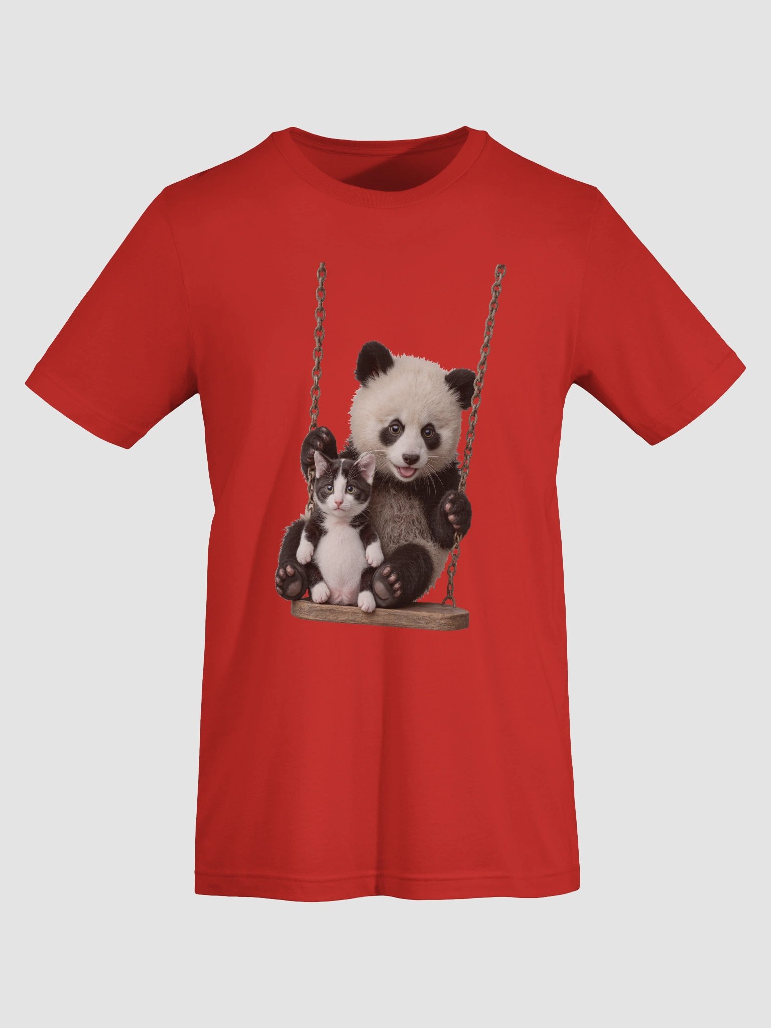 Panda and Kitten Swing Duo T-Shirt product image (69)