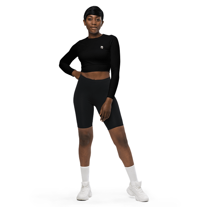 Stylized Rose Recycled Crop Top product image (1)