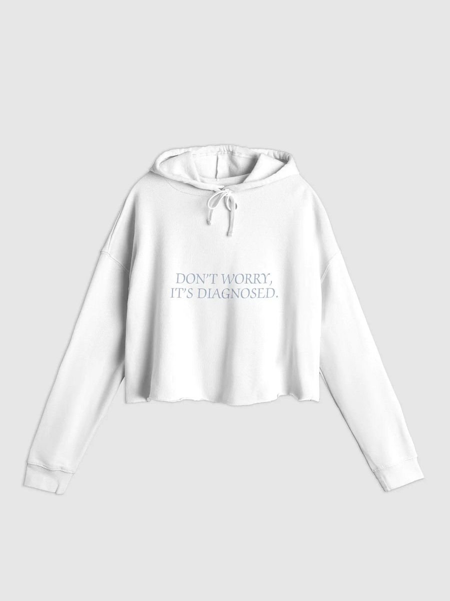 DW, IT'S DIAGNOSED. (#A5B6D1) lightweight cropped hoodie product image (7)