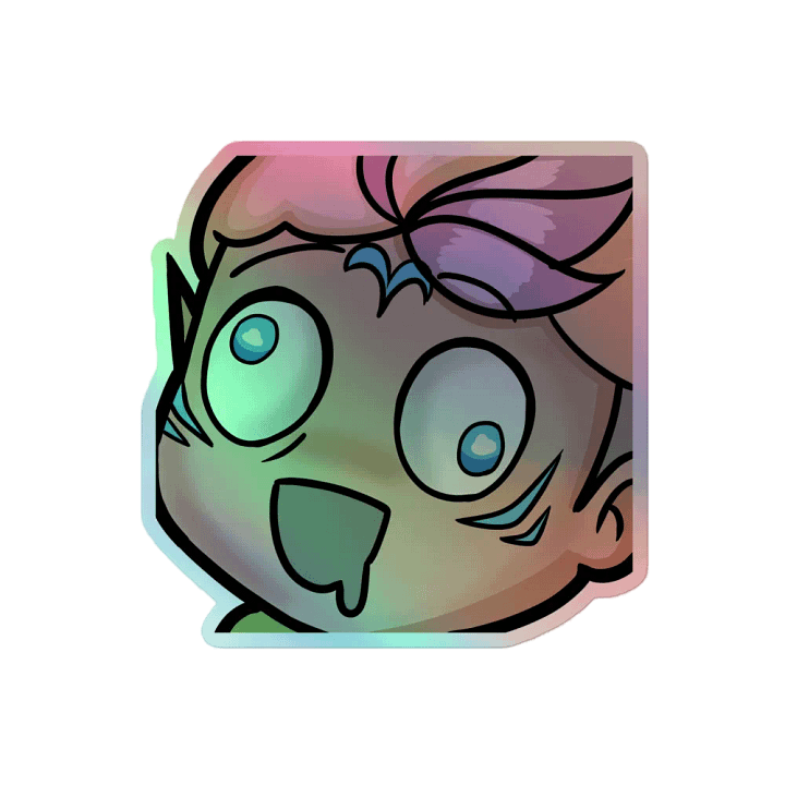 AfressDerp Emote Holographic Sticker product image (2)