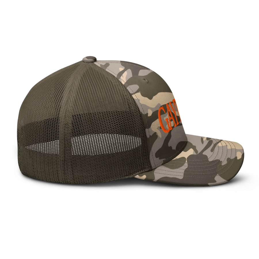 Gaytriot Camo Trucker Hat product image (5)