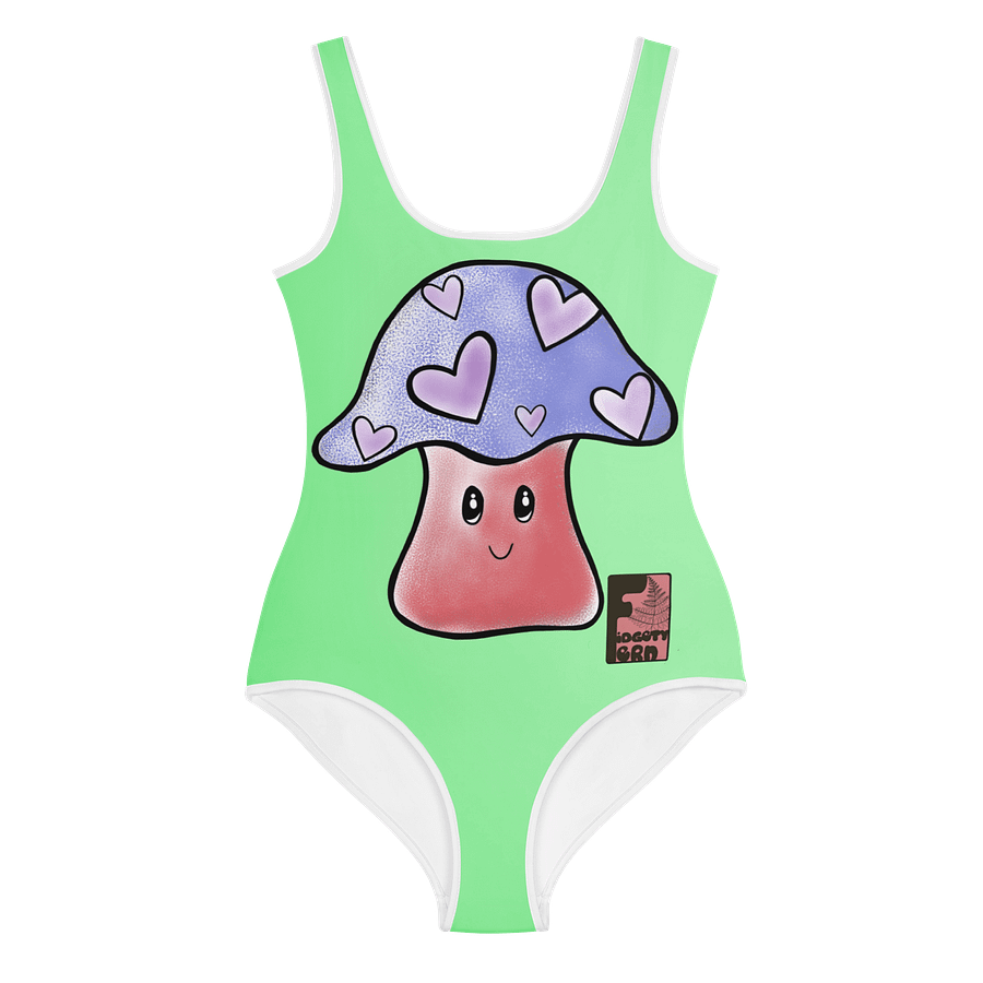 "Mushroom Love" Youth One Piece Swimsuit product image (1)