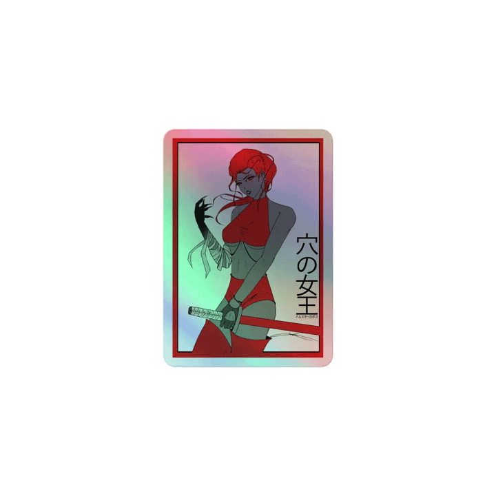 Queen of Holes (Holographic Sticker) product image (1)