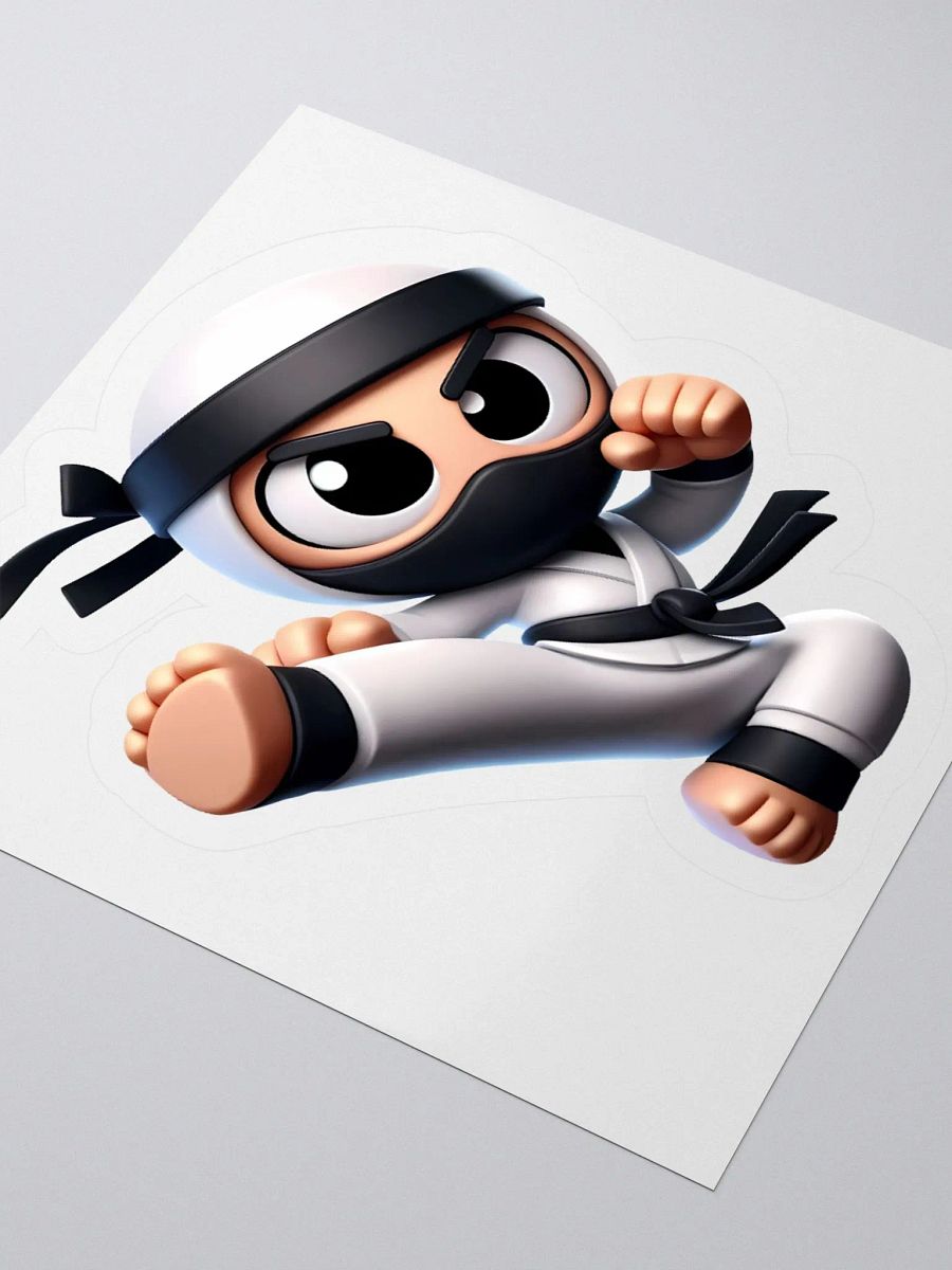 Cute Ninja Sticker v1 product image (7)