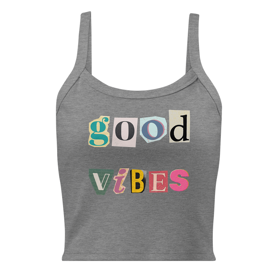 Good Vibes Ribbed Tank Top product image (3)