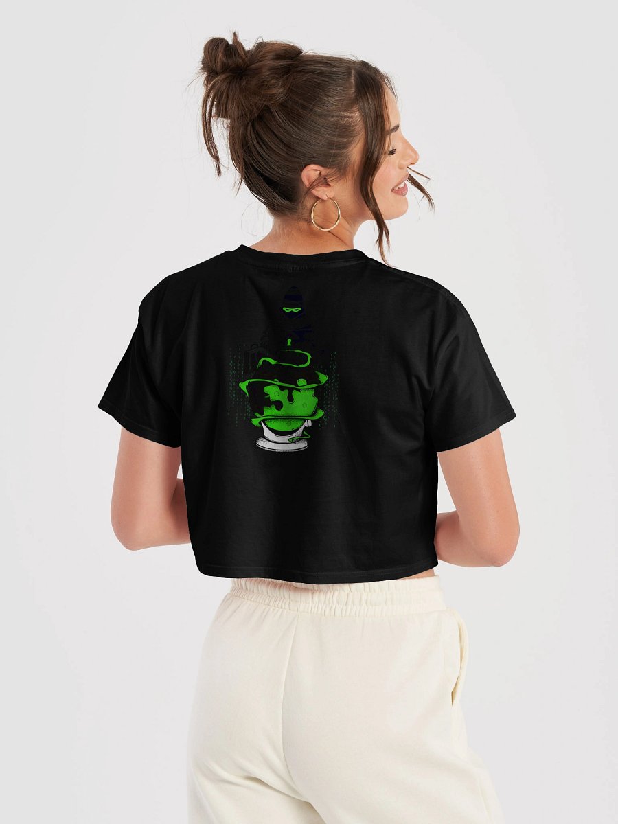 💚 Kali Linux Femme Crop – Glow in Root We Trust product image (7)