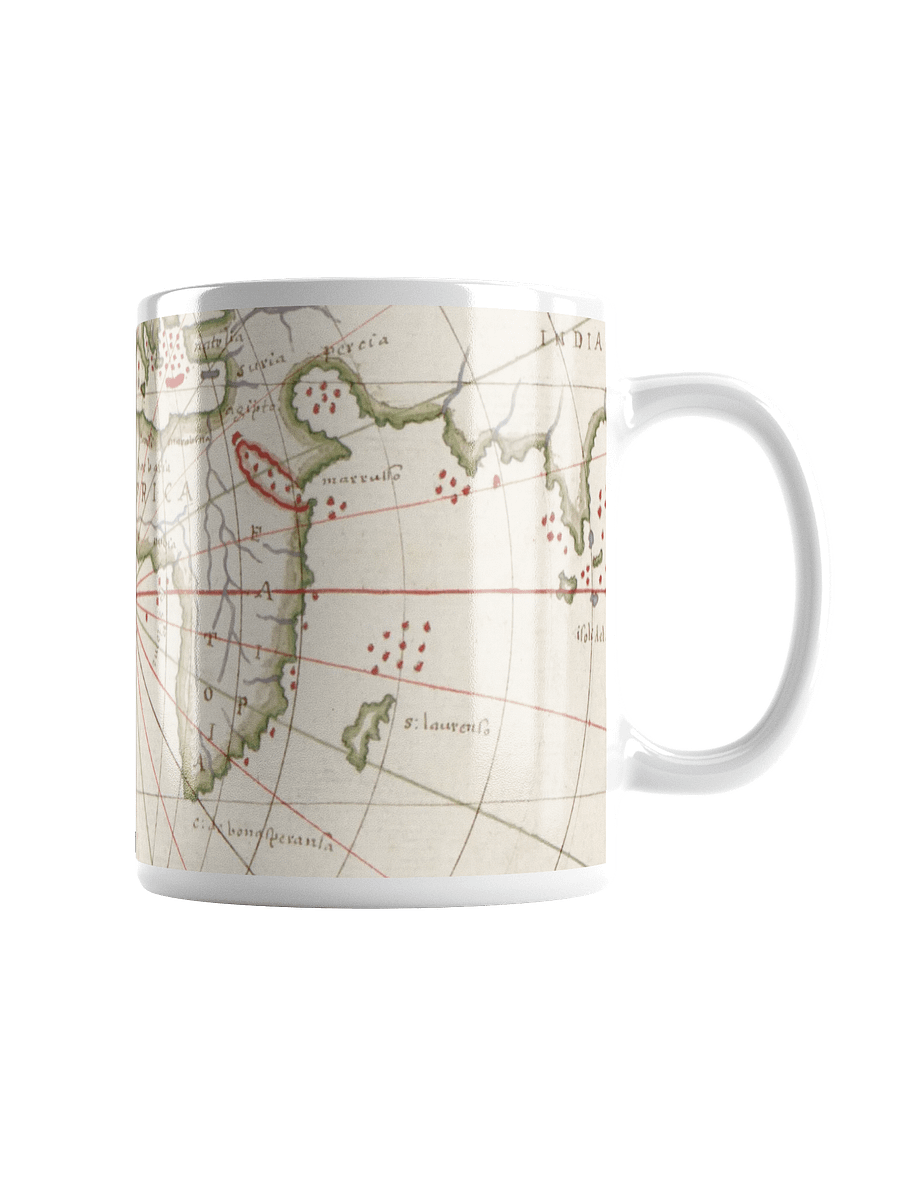Antique Map Compass Rose Mug product image (1)