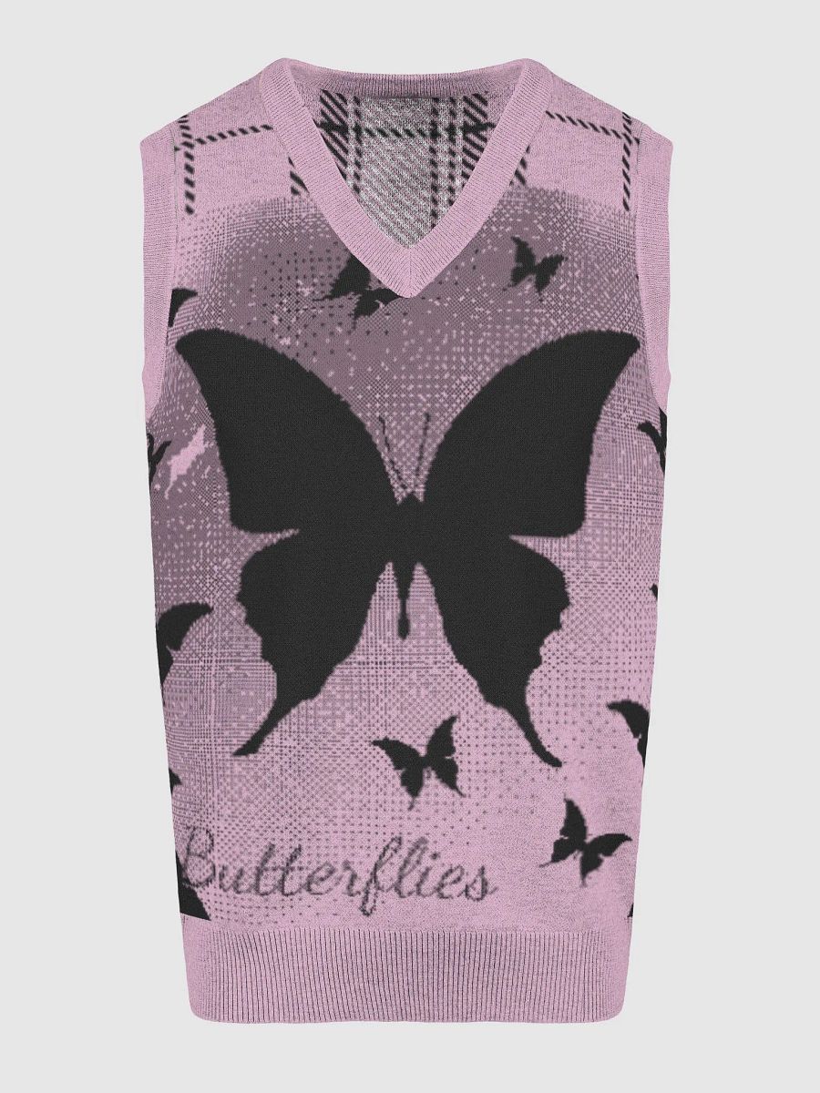 Butterfly design - Knitted V-Neck Vest product image (3)
