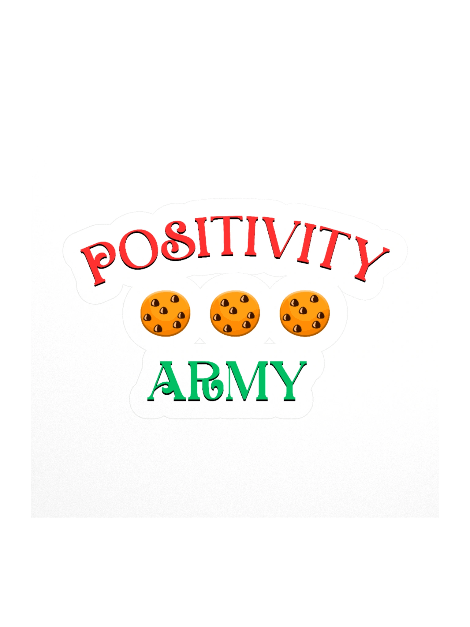 Positivity Army Sticker product image (2)