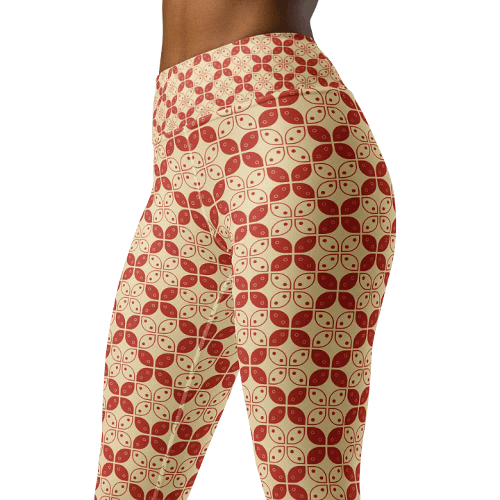 Batik Kawung Full Length Yoga Leggings product image (1)