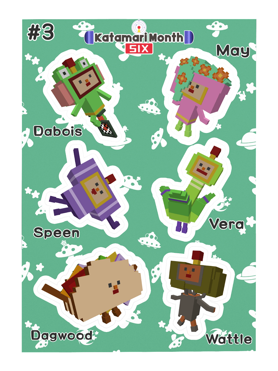 KDM6 OC Cousin Sticker Sheet #3 product image (3)