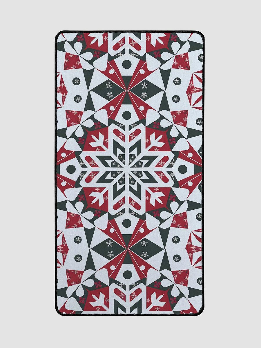 Snowflakes patterned Desk Mat product image (2)