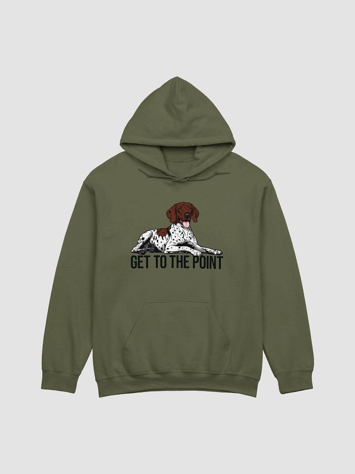 Get to the Point Hooded Sweatshirt of a German Shorthaired Pointer (2) | Funny Hoodie for GSP Paw-rents product image (1)