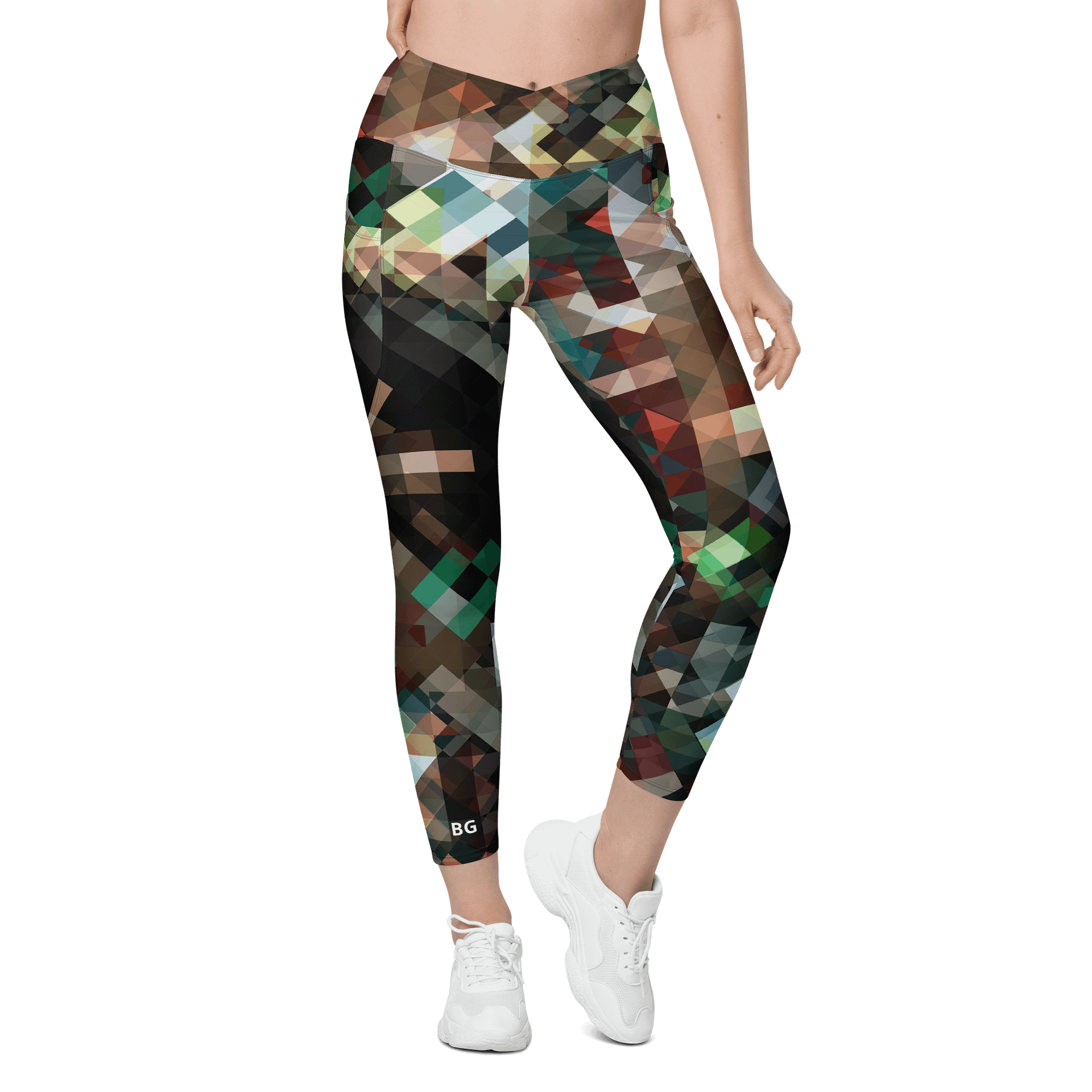Barry Grady Abstract Crossover Leggings product image (1)