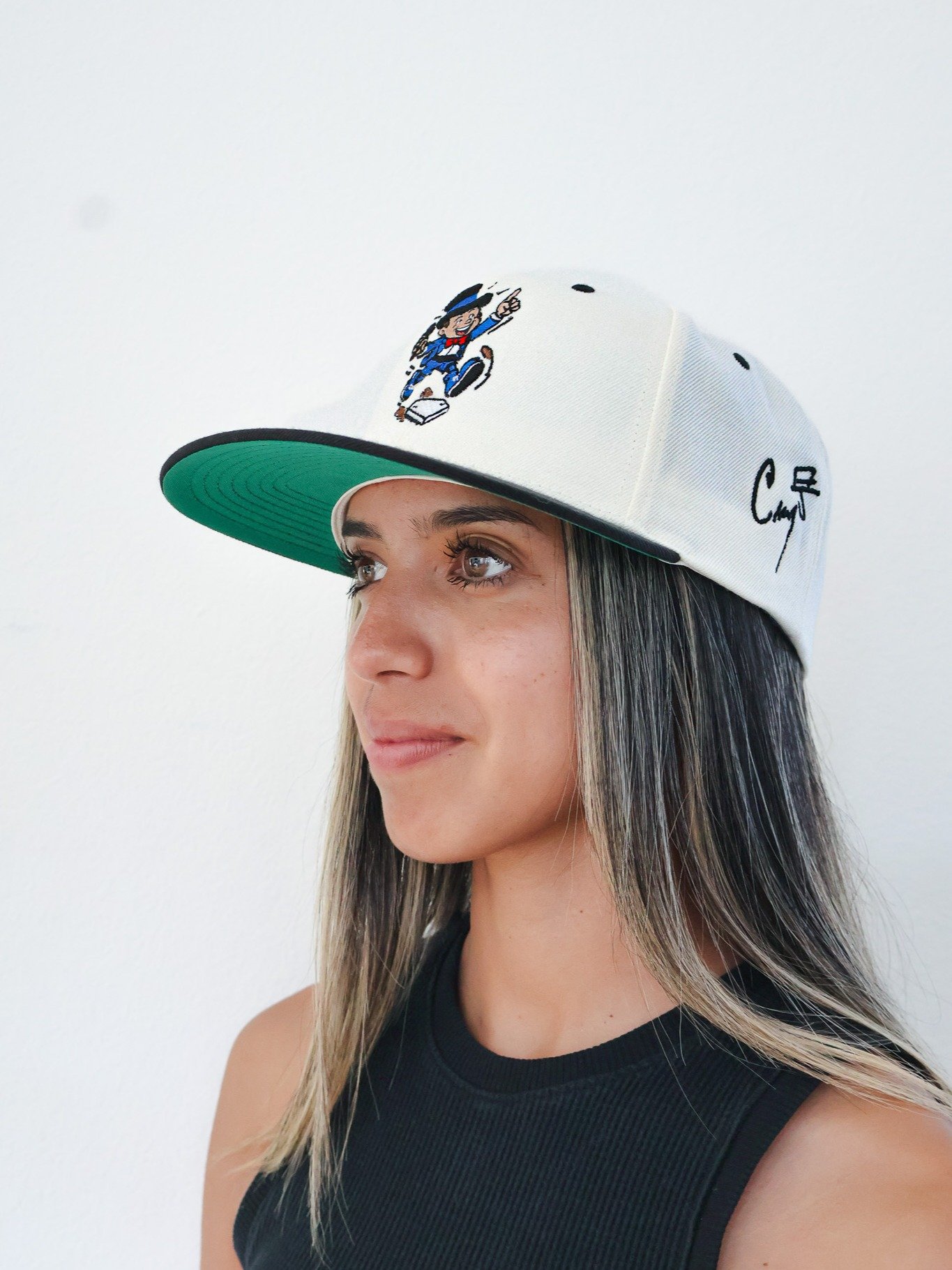 Crazy J Cartoon C.R.E.A.M Snapback hat product image (3)