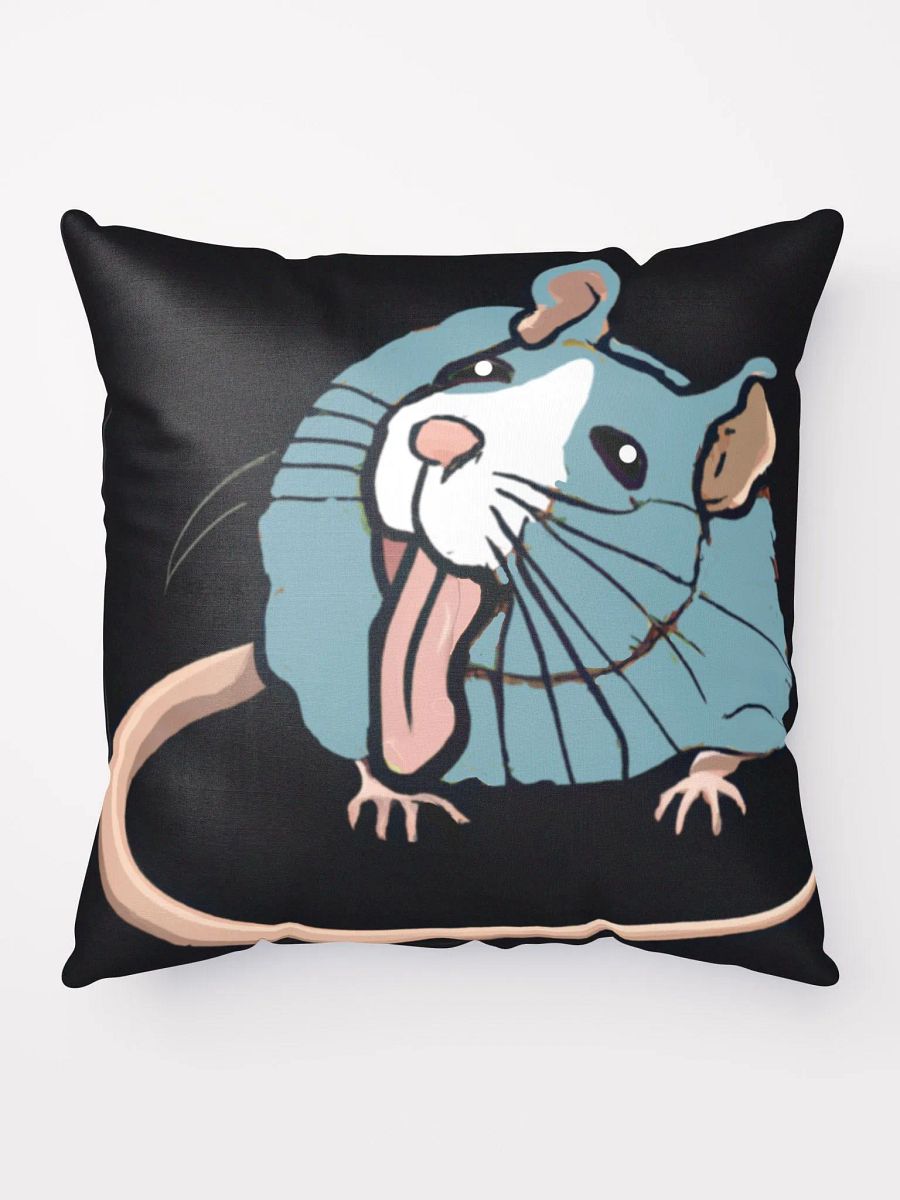 cheeky rat throw pillow product image (1)
