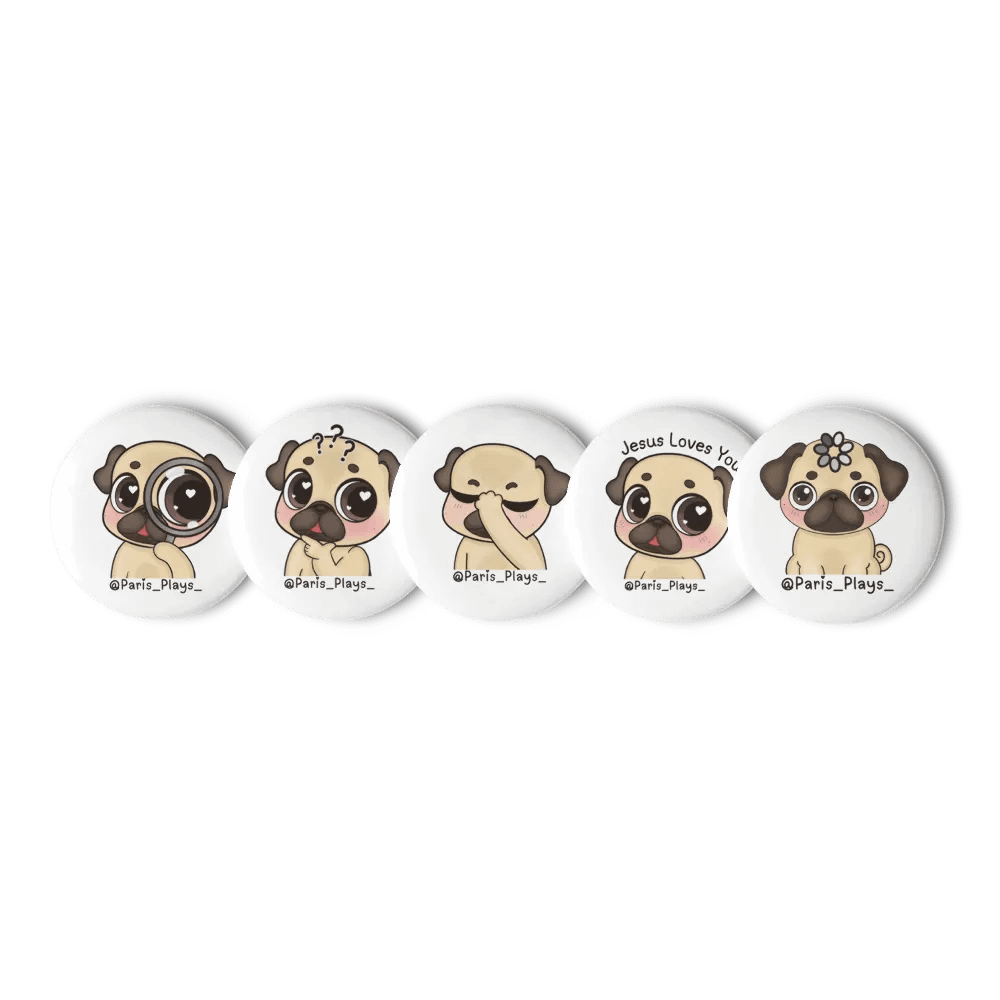 Pug Buttons product image (1)