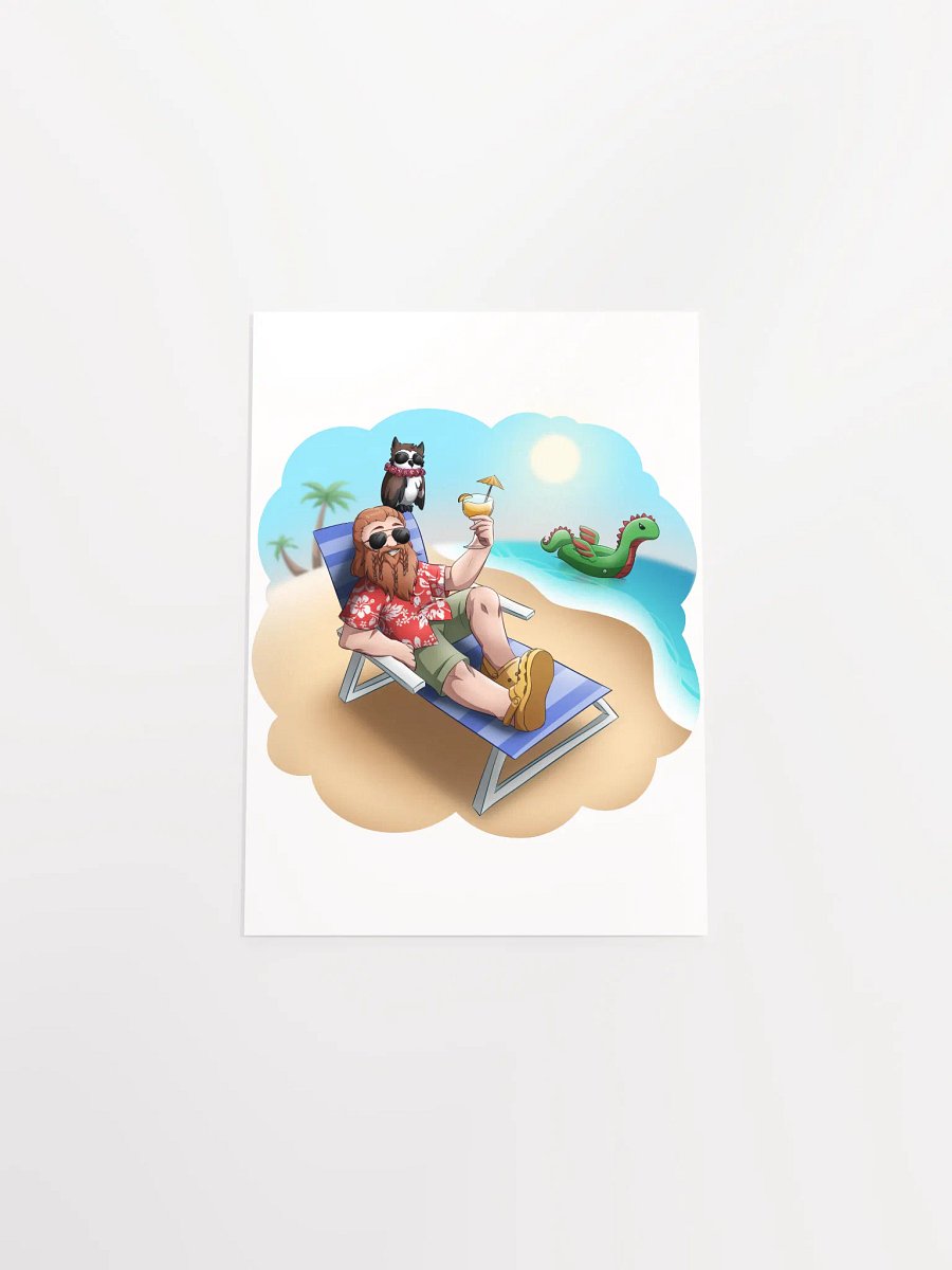 Hammer Down, Shades On – Summer Poster Print product image (10)