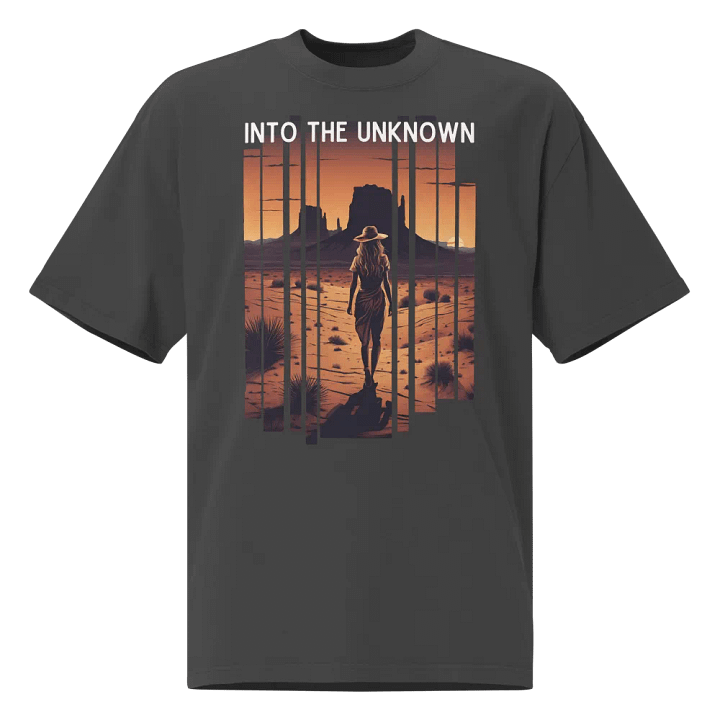 Into the unknown unisex faded tee product image (2)