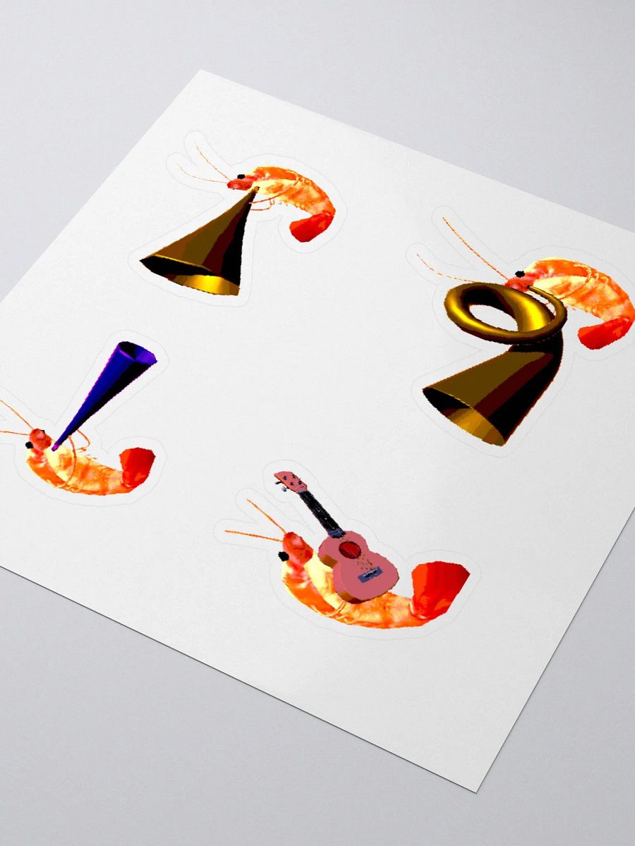 Shrimp Quartet Sticker Pack product image (3)