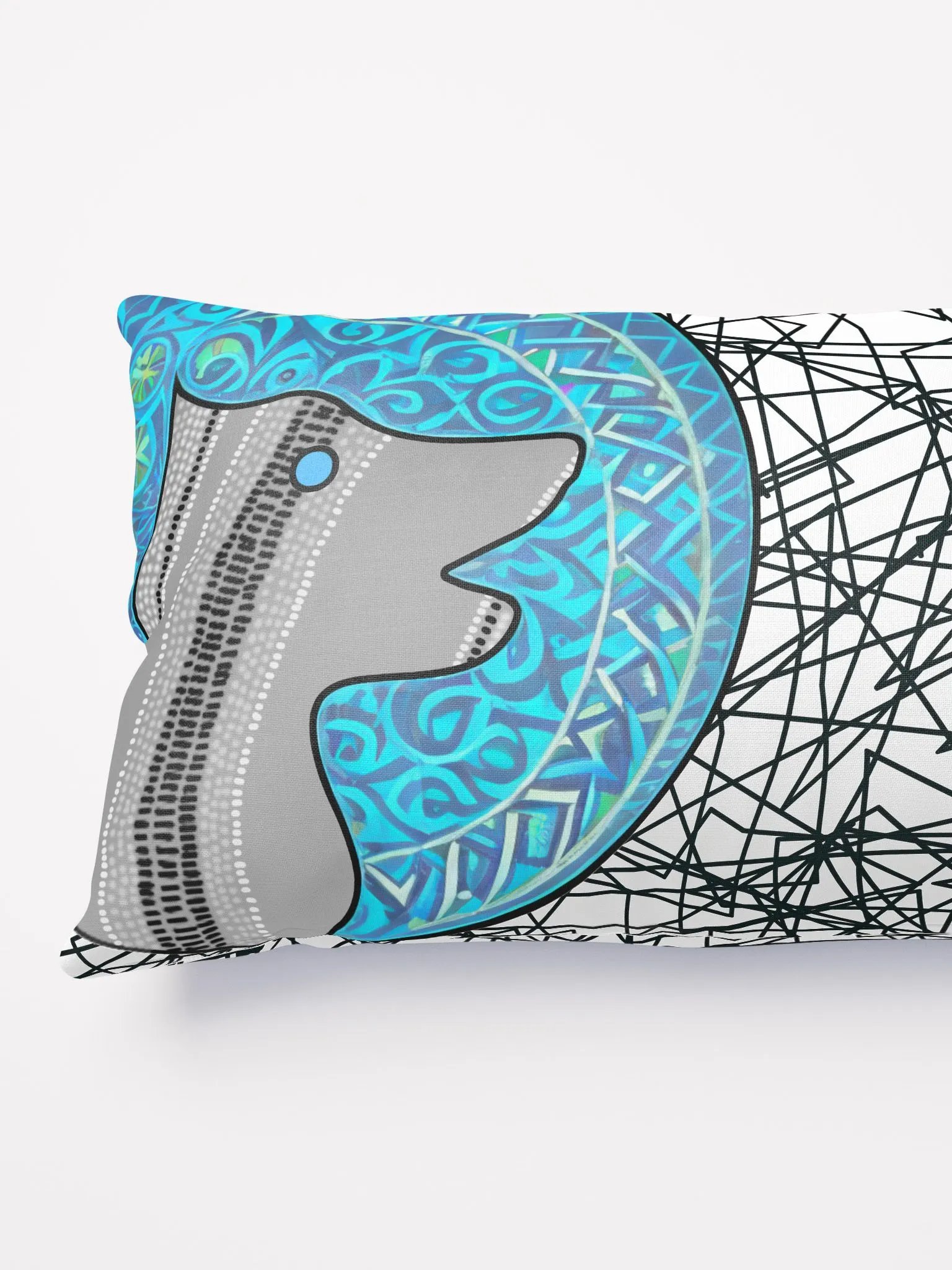 Aboriginal Styled Wolfpack Logo Pillow product image (3)