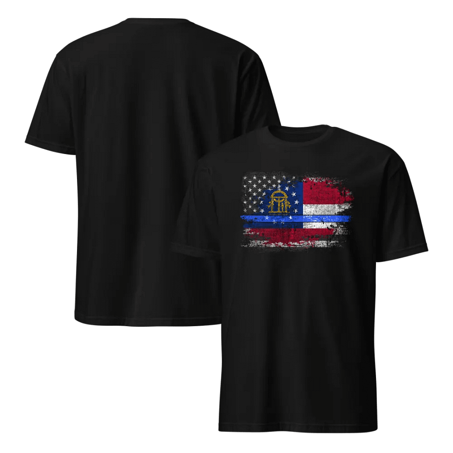 Georgia Thin Blue Line Flag product image (6)