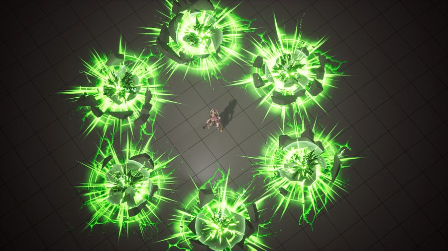 Beams Attack FX in Unreal Engine 5.4 Niagara | Download Files product image (3)