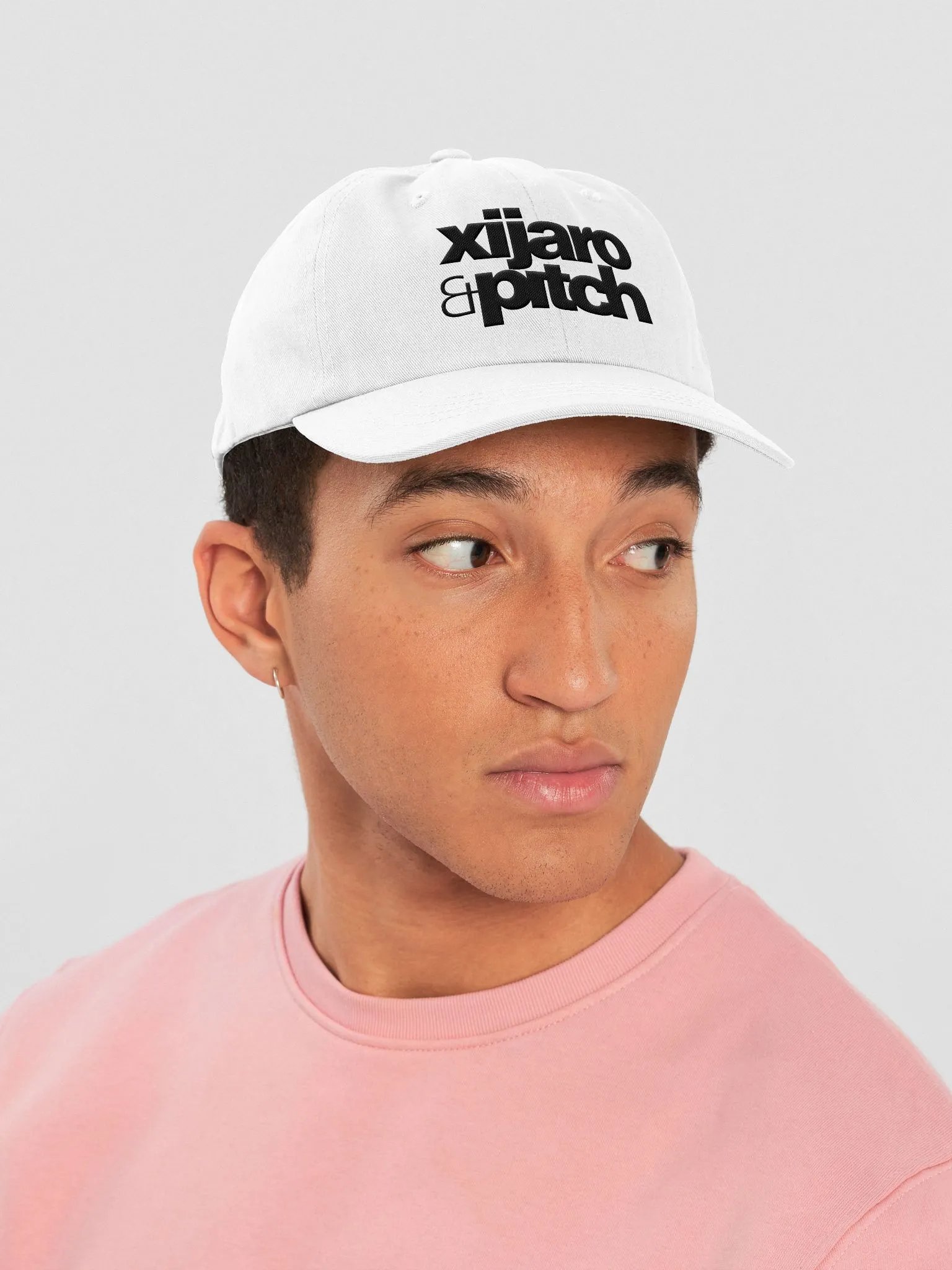 XiJaro & Pitch Classic Dad Hat (black logo) product image (6)
