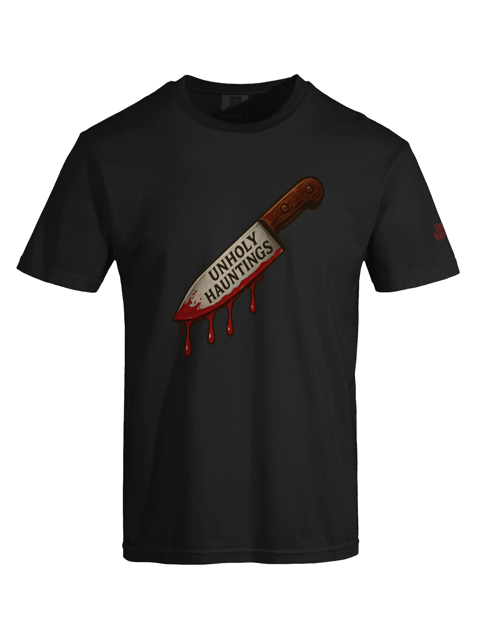 Unholy Hauntings HC Black Tee product image (7)