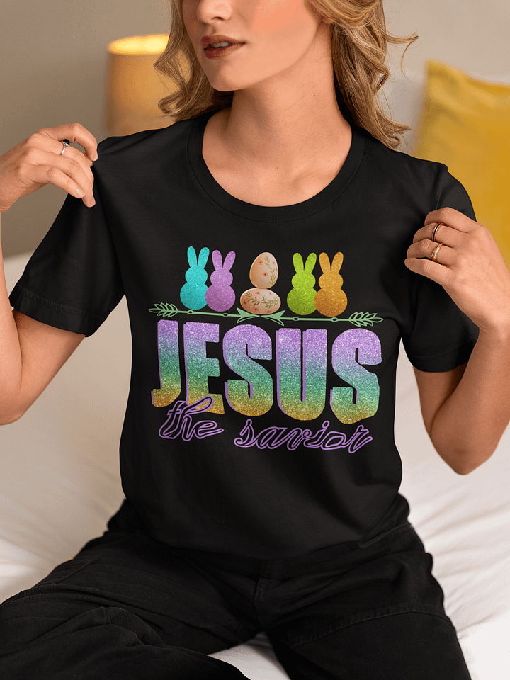 JESUS, The Savior Christian Bella Canvas T-shirt product image (1)