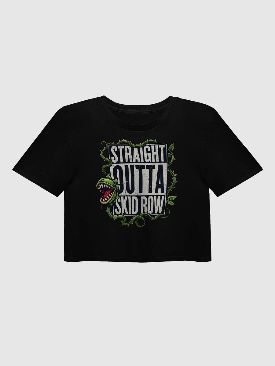 Straight Outta Skid Row Little Shop of Horrors Crop Top – Women's Premium Fit Tee product image (1)