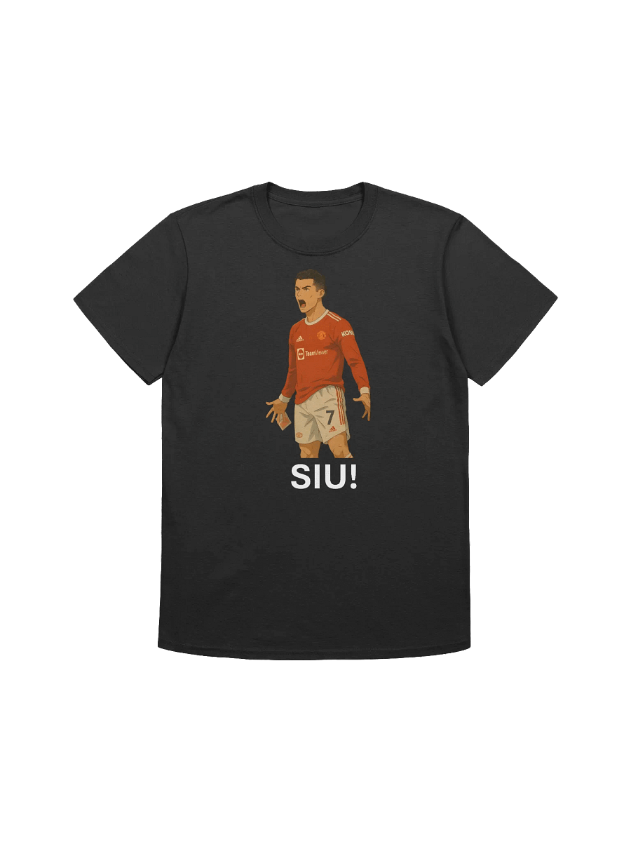 T-Shirt - Cristiano Ronaldo (SIU writing) - Iconic Moment - Manchester United (Various Colours) product image (5)