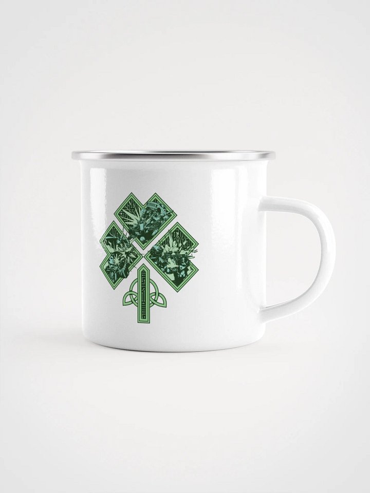 Three Leaf Enamel Mug product image (1)