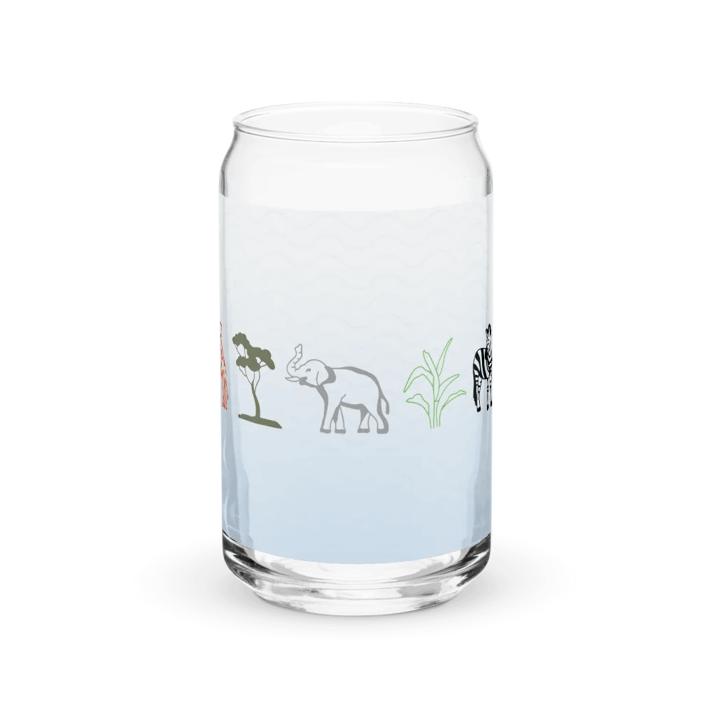 Savanna Serenity Can-Shaped Glass product image (1)