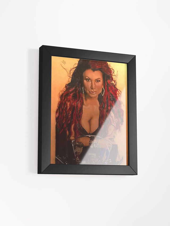 Lisa Colored Pencil Drawing Print Framed product image (18)