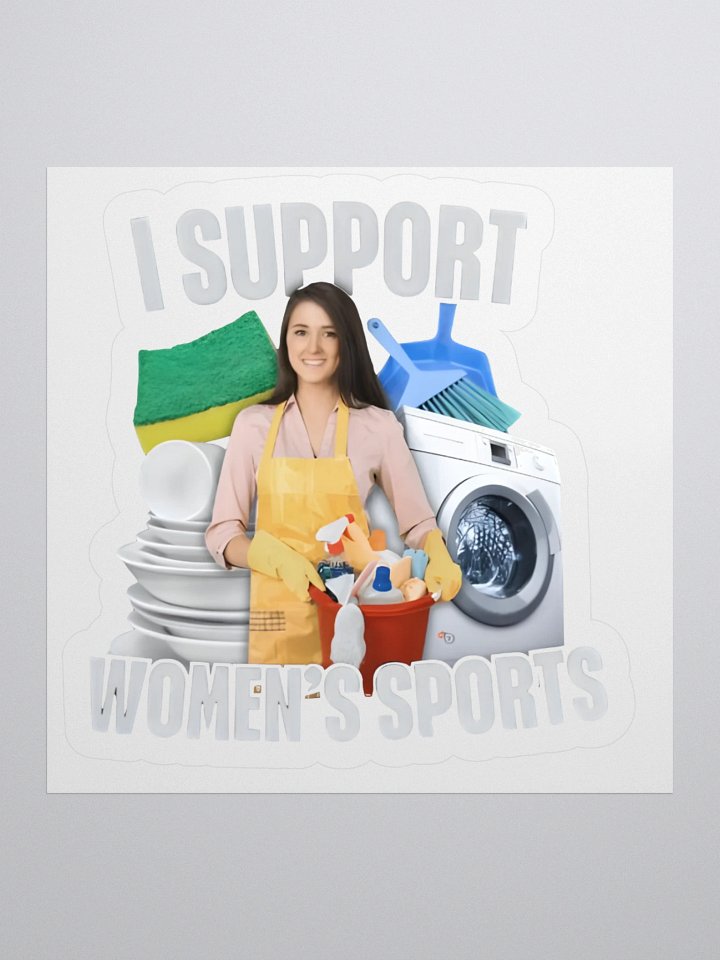 I Support Women's Sports Sticker product image (3)