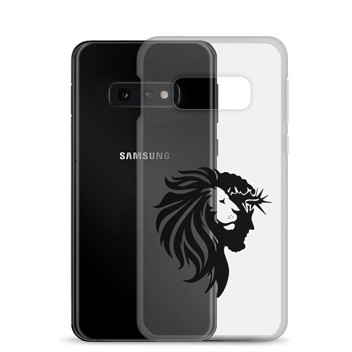 Sleek Matte Black Samsung® Clear Case product image (24)