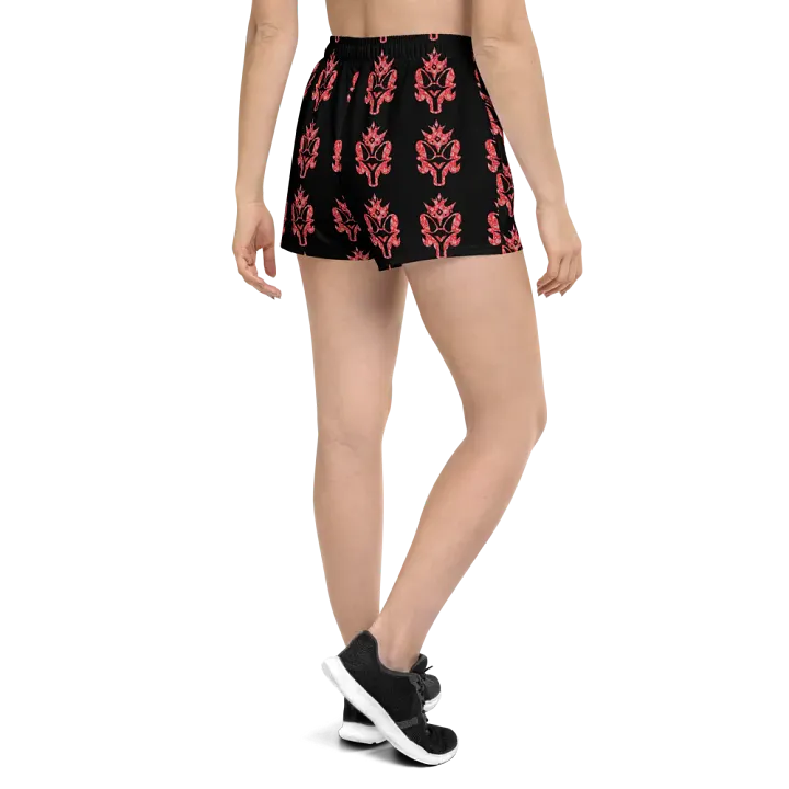 All-Over Print Women's Athletic Short Shorts product image (1)