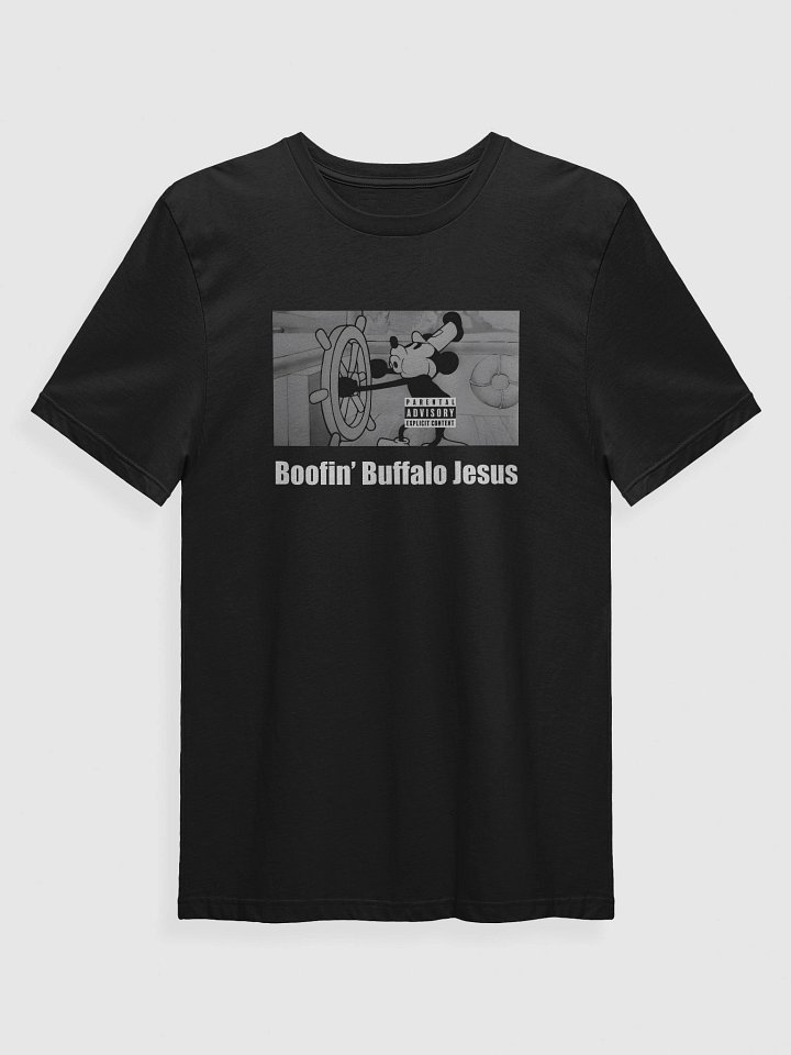 Boofin' Buffalo Jesus Graphic Tee from the "Sue Me, You Evil Corporate Pigs" Line product image (1)