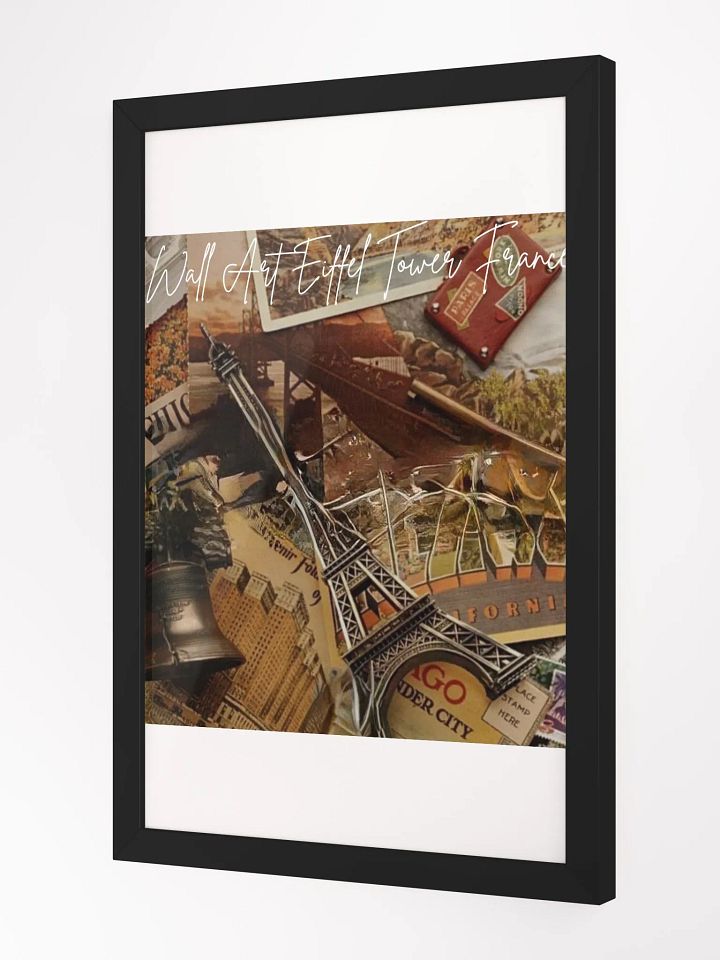 Wall Art Eiffel Tower France Framed High-Quality Matte Poster (in) product image (2)