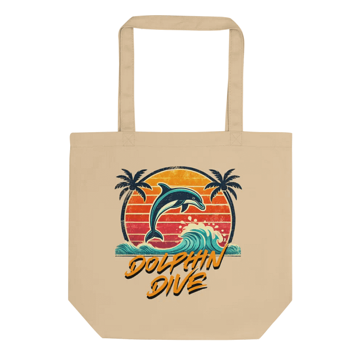 Sunset Dolphin Dive Eco Tote product image (1)
