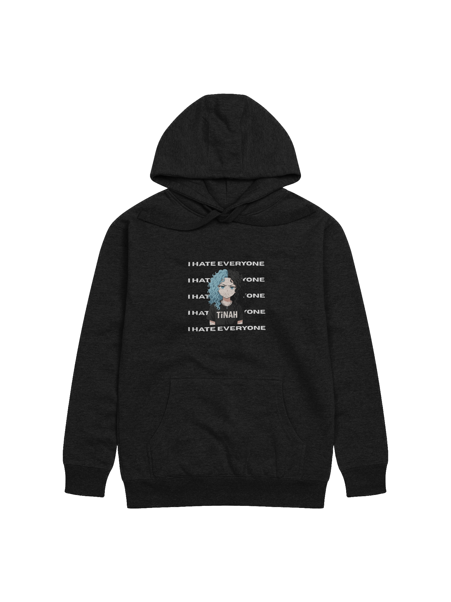 I Hate Everyone - Unisex Hoodie- White Logo product image (3)