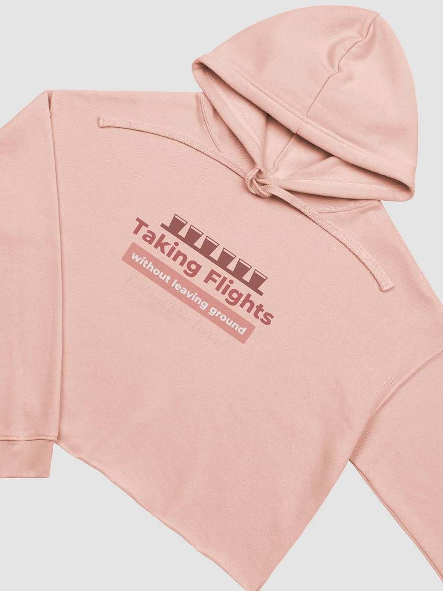 Drinking Around the World Disney: Taking Flights Without Leaving Ground Pink Crop Hoodie product image (3)